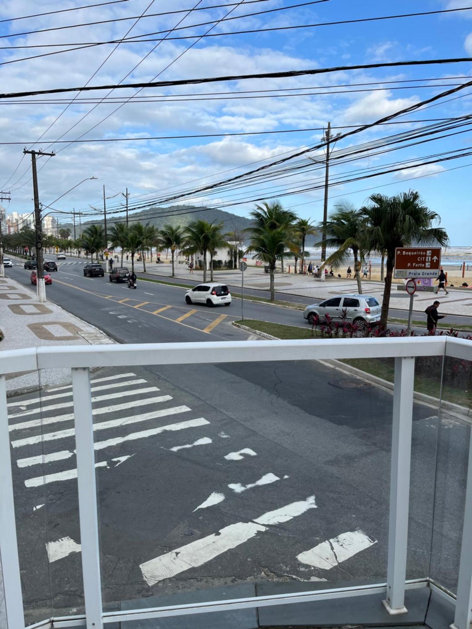 Apartamento Vista Para Praia Praia Grande  Exteriör bild